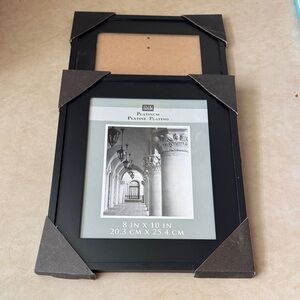Studio Decor Black Platinum Picture Frame (Set of 2)